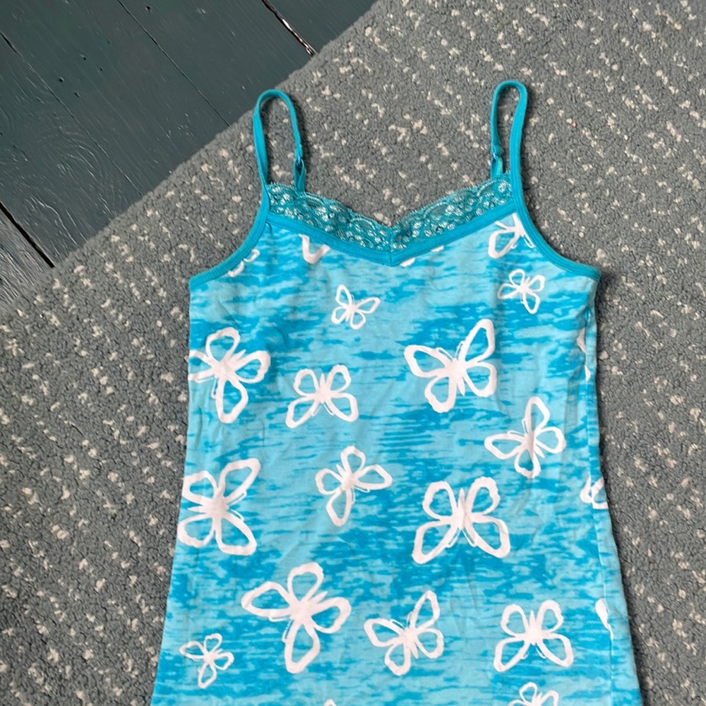y2k lace tank
